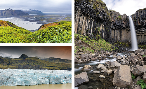 스카프타펠의 빙하 지대