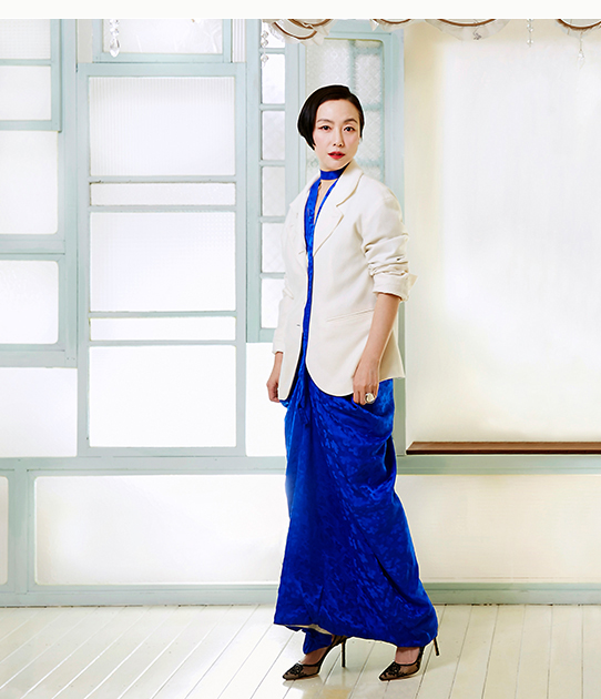 Hanbok designer Kim Young Jin