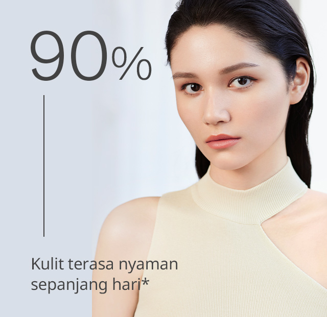 97% - Skin looks healthier*