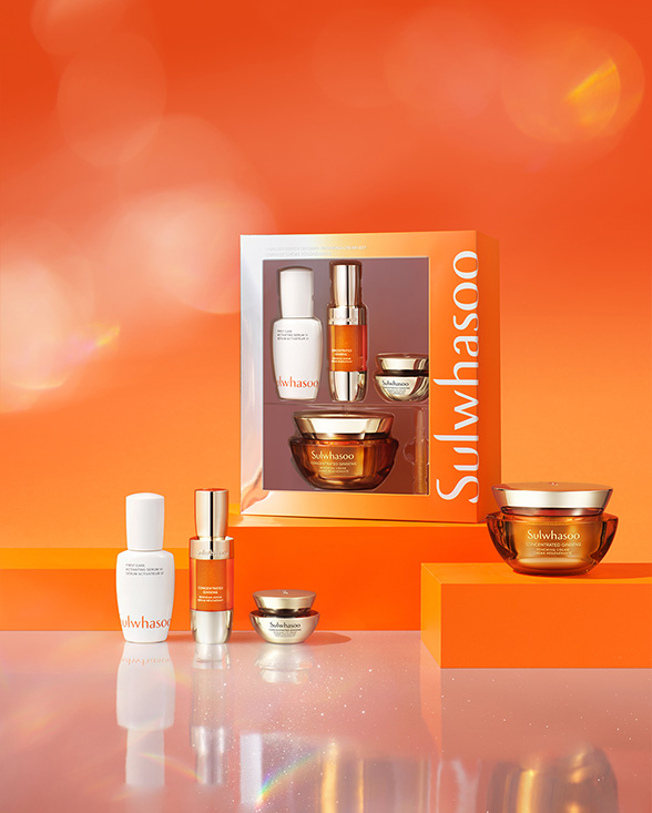 Concentrated Ginseng Renewing Cream Set Holiday Edition