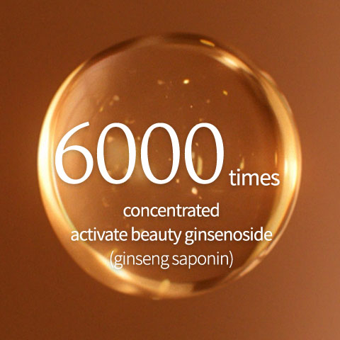 6,000times concentrated activate beauty ginsenoside((ginseng saponin)