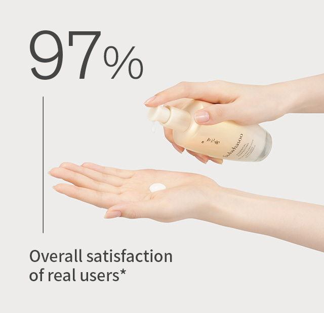 97% - Overall satisfaction of real users*