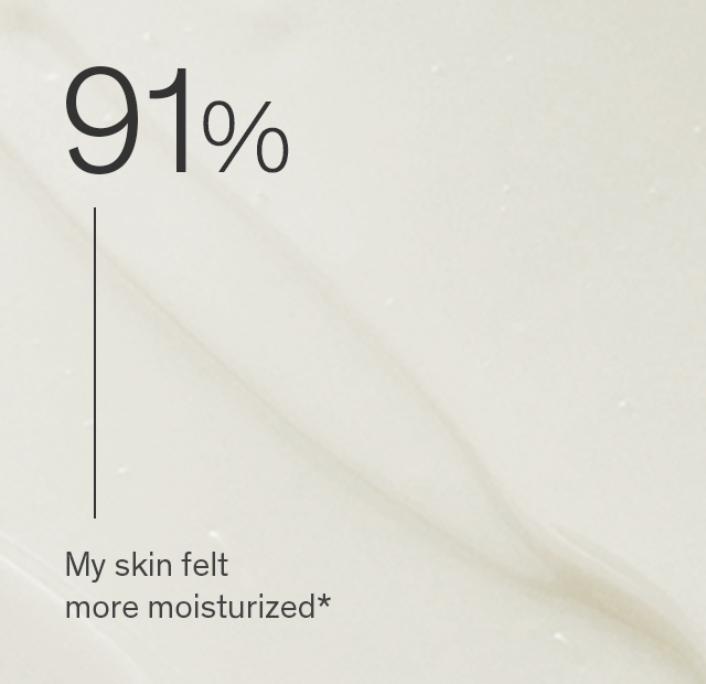 91% My skin felt more moisturized*