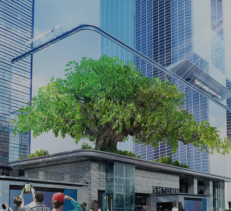 2020 설화문화전_삼성동 SM타운 Coex Artium 낮 풍경