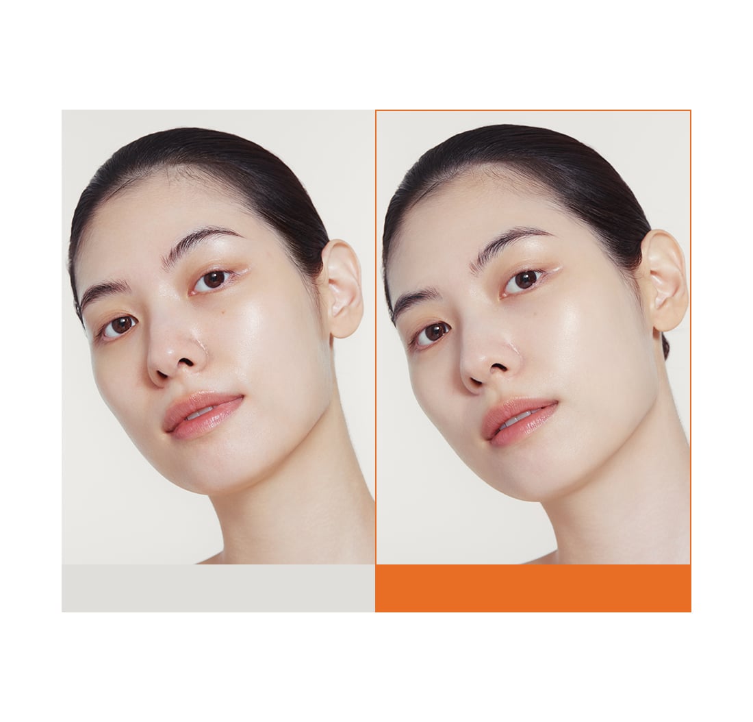 퍼펙팅 베일 프라이머 사용 전후 비교 이미지