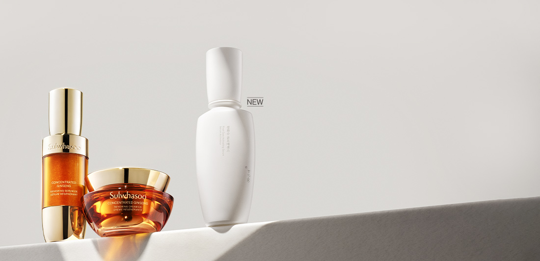 CONCENTRATED GINSENG RENEWING SERUM, CONCENTRATED GINSENG RENEWING EYE CREAM, NEW FIRST CARE ACTIVATING SERUM LIMITED EDITION