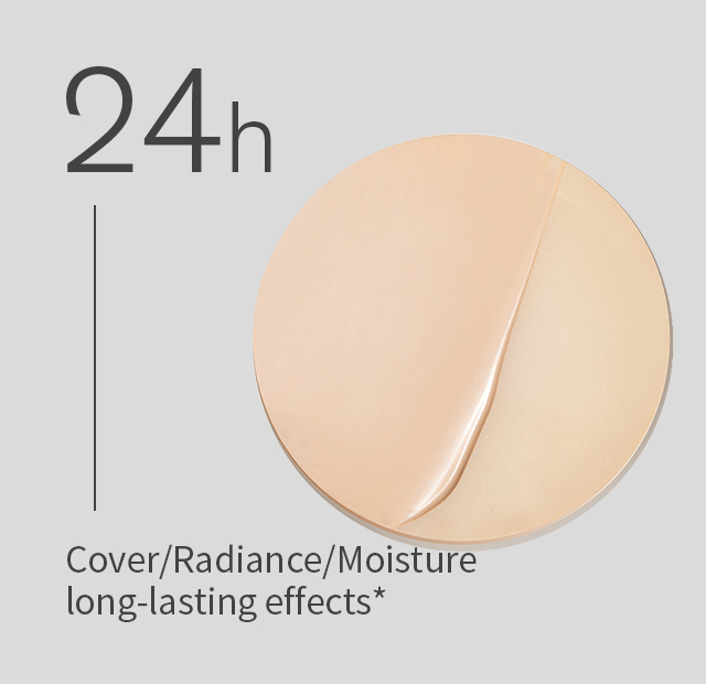 24h - Cover/Radiance/Moisture long-lasting effects*