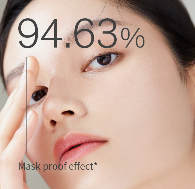 94.63% - Mask proof effect*