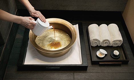 Red ginseng foot bath