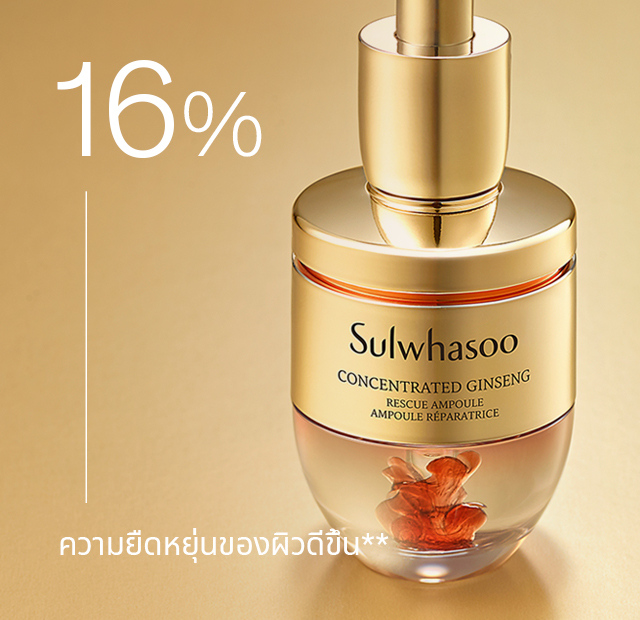 16% ความยืดหยุ่นของผิวดีขึ้น**
