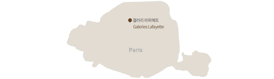 파리 내 설화수 매장 지도