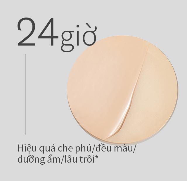 24h - Cover/Radiance/Moisture long-lasting effects*