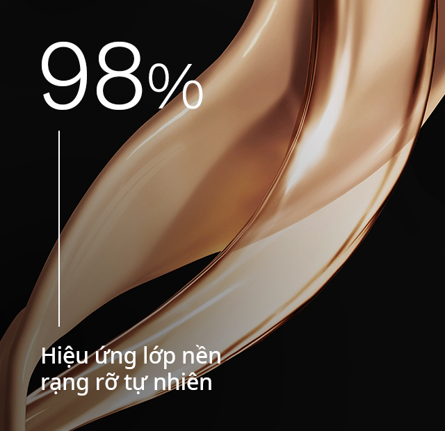 98% Hiệu ứng lớp nền rạng rỡ tự nhiên 