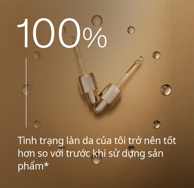 100% Tình trạng làn da của tôi trở nên tốt hơn so với trước khi sử dụng sản phẩm*